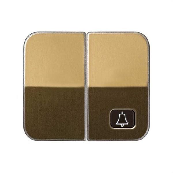 SIMON 75027-36 Tecla para conmutador+pulsador campana Simon 75 bronce