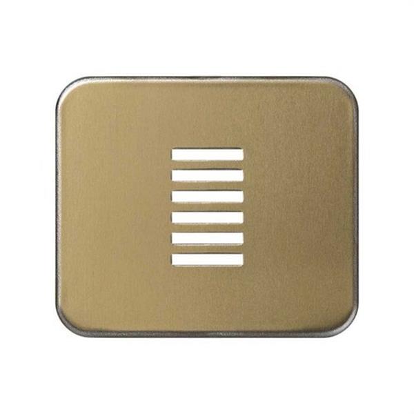 SIMON 75052-36 Placa Simon 75 para zumbador bitensión 0 bronce