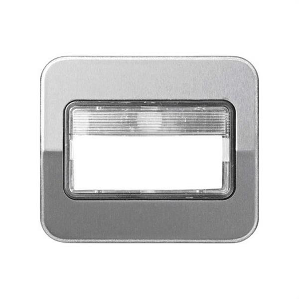 SIMON 75063-33 *TECLA INTERRUPTOR CONMUTADOR SIMON 75 PORTAROTULO ALUMINIO