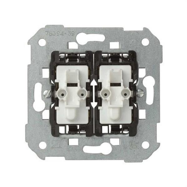 SIMON 75394-39 Grupo SIMON 75 de 2 pulsadores para conmutador luminoso 10A 250V