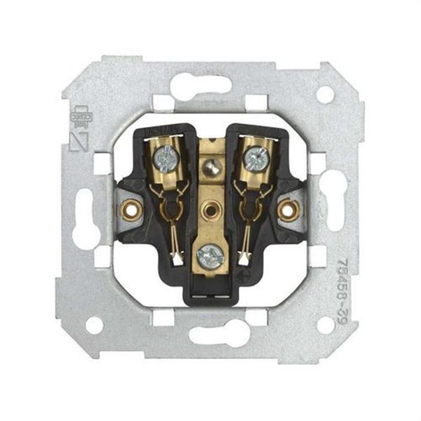 SIMON 75458-39 Base enchufe SIMON 75 TT lateral Francesa blanco