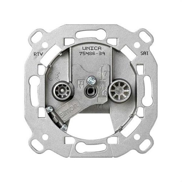 SIMON 75487-39 Mecanismo SIMON 75 toma R-TV inductivo intermedia