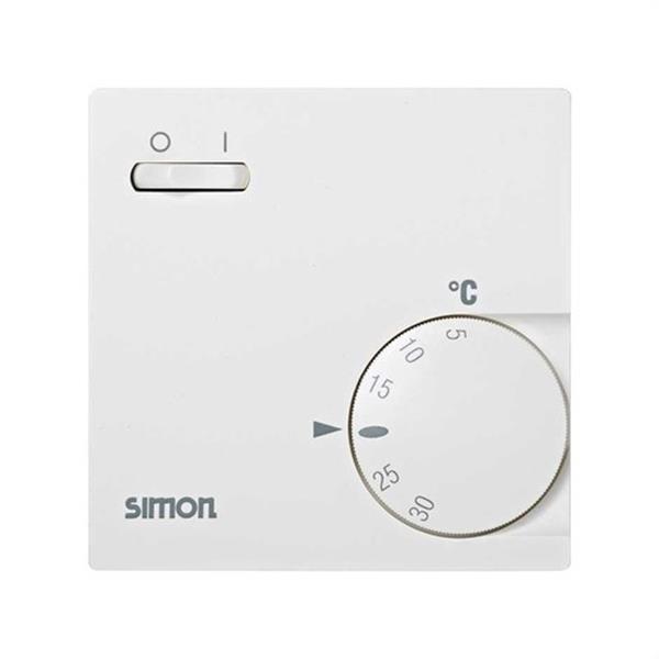 SIMON 75503-61 Termostato calefacción refrigerador SIMON 75 con interruptor marfil