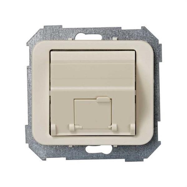SIMON 75578-31 Base adaptadora SIMON 75 para conexiones informáticas marfil