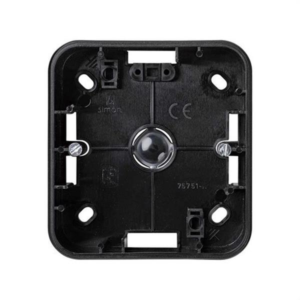 SIMON 75751-32 Caja superficie SIMON 75 con 1 elemento alta negro
