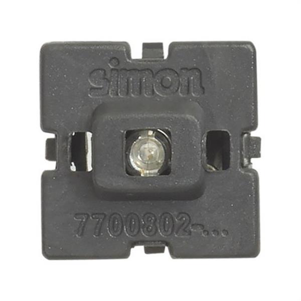 SIMON 7700802-064 Soporte SIMON 77 con LED azul luminoso/piloto