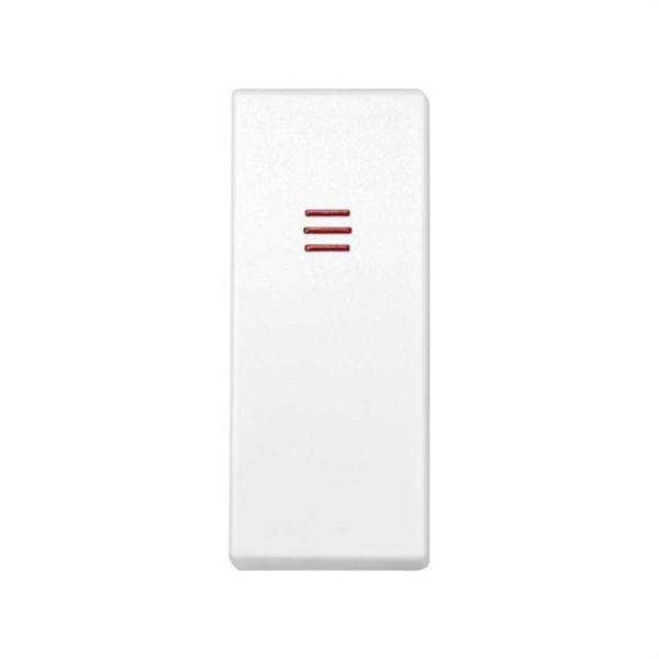 SIMON 82011-60 Tecla SIMON 82 CENTRALIZACIONES con módulo estrecho y visor conmutador blanco