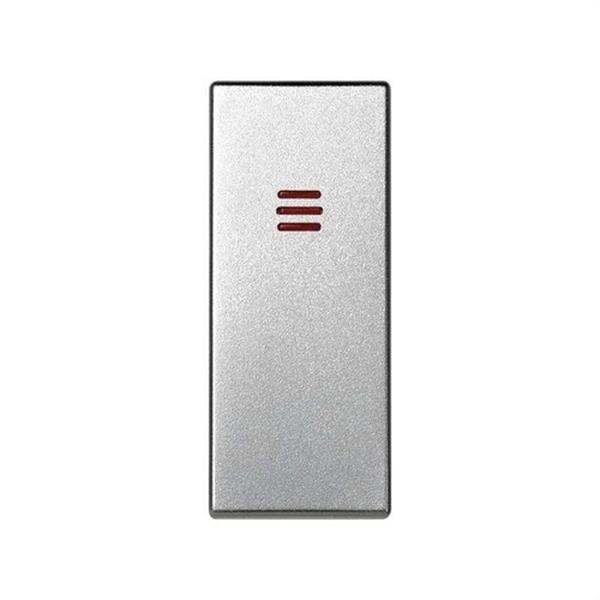SIMON 82011-63 Tecla SIMON 82 CENTRALIZACIONES con módulo estrecho y visor conmutador aluminio