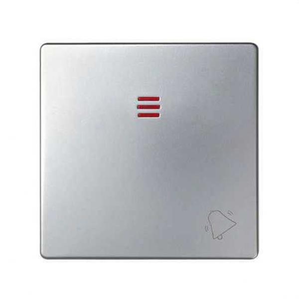 SIMON 82015-33 Tecla pulsador campana SIMON 82 con luminoso aluminio