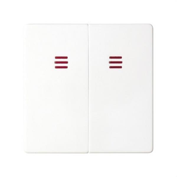 SIMON 82025-30 Grupo SIMON 82 de 2 teclas para conmutadores luminoso blanco nieve