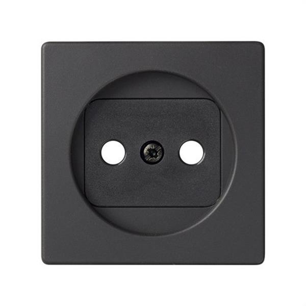 SIMON 82040-38 Tapa enchufe SIMON 82 2P con seguridad grafito