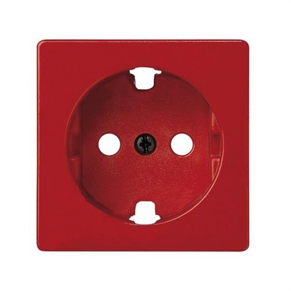 SIMON 82041-37 Tapa enchufe SIMON 82 2P+TT lateral+seguridad rojo