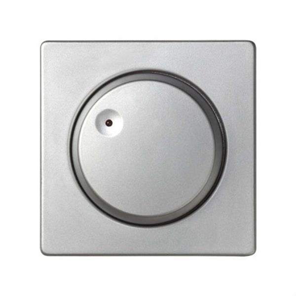 SIMON 82050-33 Tapa+botón electrónico luminoso Simon 82 aluminio mate