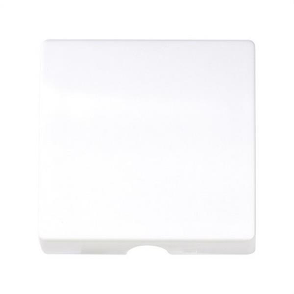 SIMON 82051-30 Tapa SIMON 82 para salida de cables blanco nieve