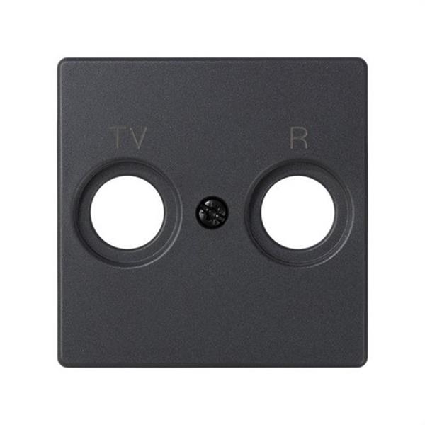 SIMON 82053-38 Tapa SIMON 82 toma R-TV grafito