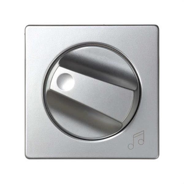 SIMON 82055-33 Tapa y botón SIMON 82 para potenciómetro aluminio