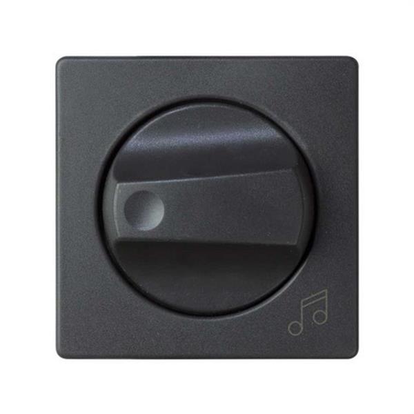 SIMON 82055-38 Tapa y botón SIMON 82 para potenciómetro grafito