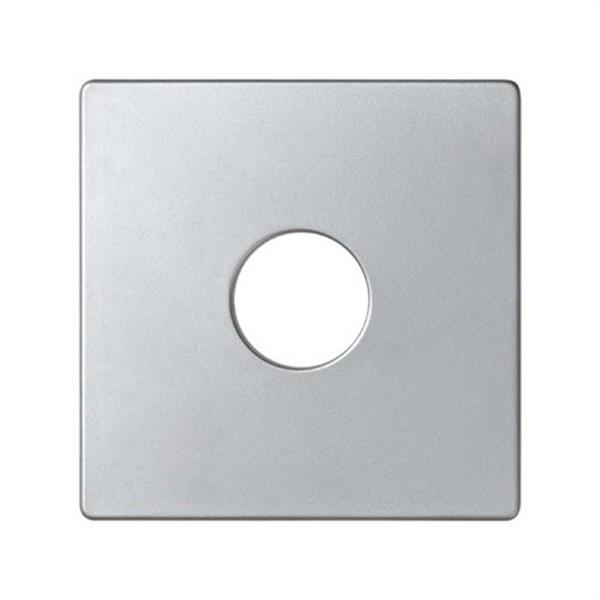 SIMON 82057-33 Tapa SIMON 82 para toma altavoz monofásico DIN 41529 aluminio
