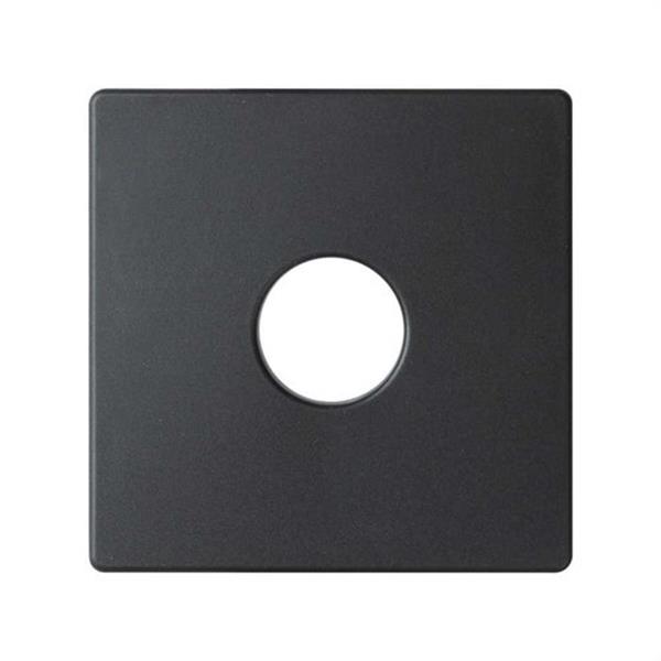 SIMON 82057-38 Tapa SIMON 82 para toma altavoz monofásico DIN 41529 grafito