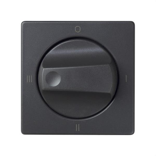 SIMON 82079-38 Tapa y botón SIMON 82 para conmutador rotativo con 4 posiciones grafito