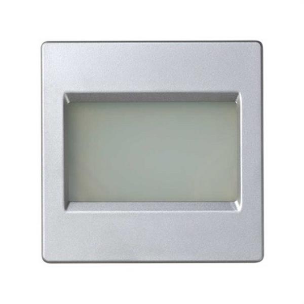 SIMON 82096-33 Tapa SIMON 82 para pasen/esperen aluminio mate