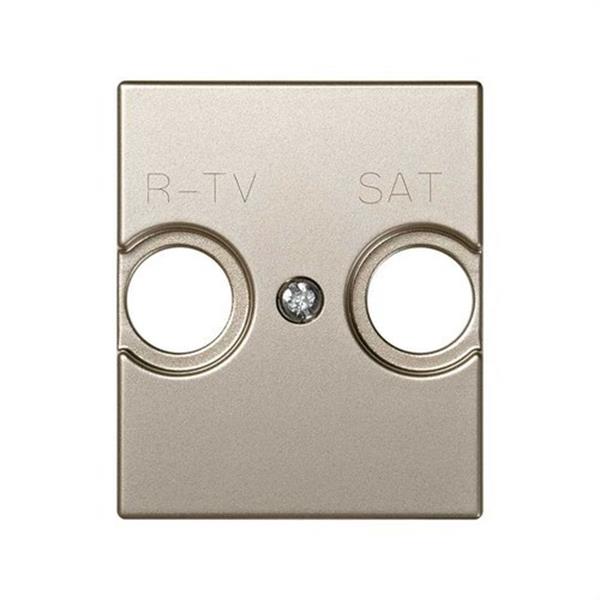 SIMON 82097-54 Tapa SIMON 82 CENTRALIZACIONES toma R-TV+satélite módulo ancho cava