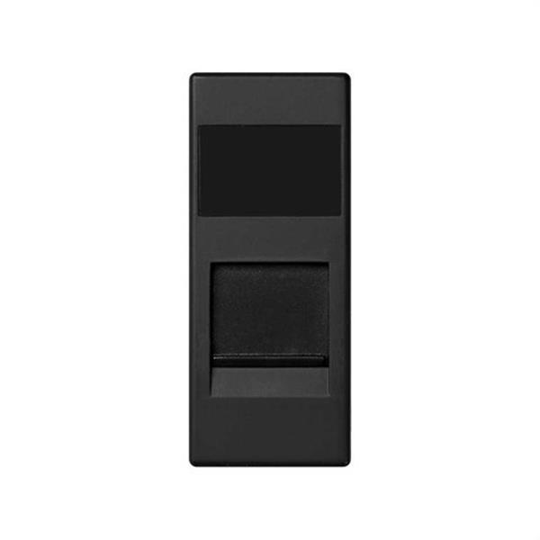 SIMON 82585-68 Tapa informática universal SIMON 82 CENTRALIZACIONES con 1 módulo RJ45 grafito
