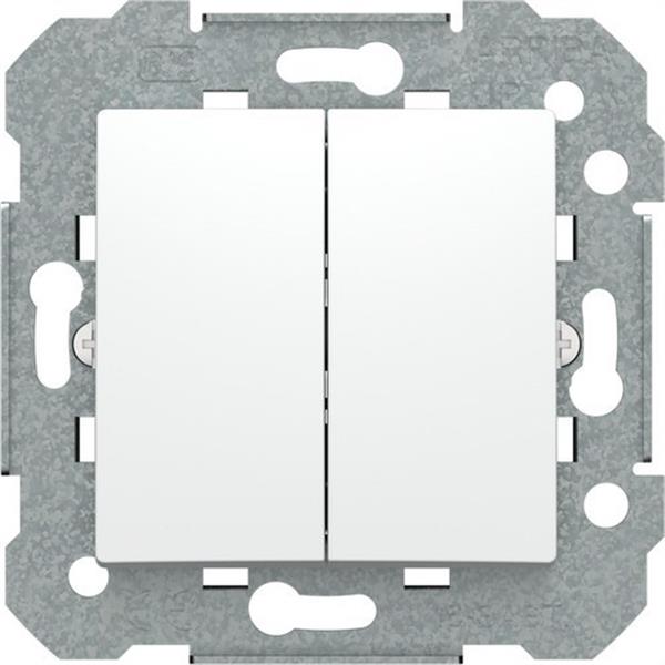BJC 23510 Conmutador doble serie Viva en blanco