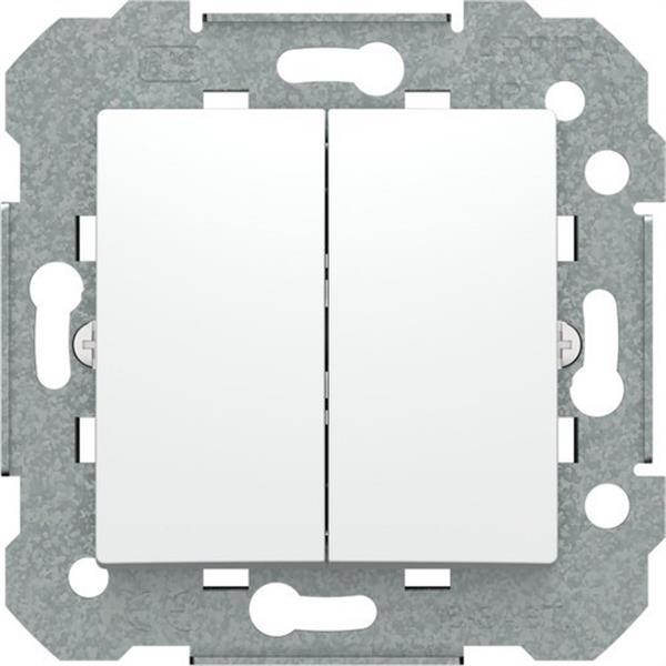 BJC 23509 Interruptor doble serie Viva en blanco
