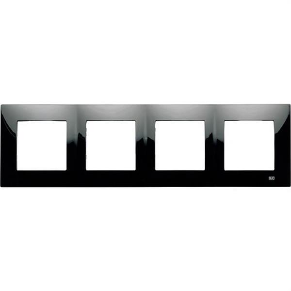 BJC 23004-NP Marco 4 elementos serie Viva en negro piano