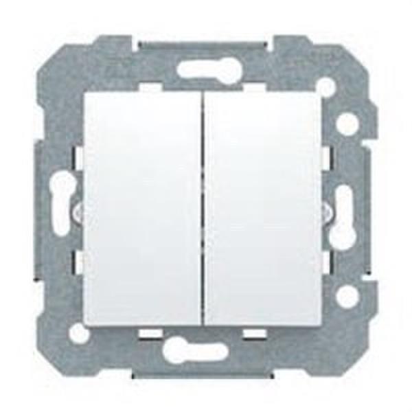 BJC 23509-X Interruptor doble con garras serie Viva en blanco