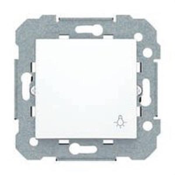 BJC 23516-2X Pulsador logo bombilla con garras serie Viva en blanco