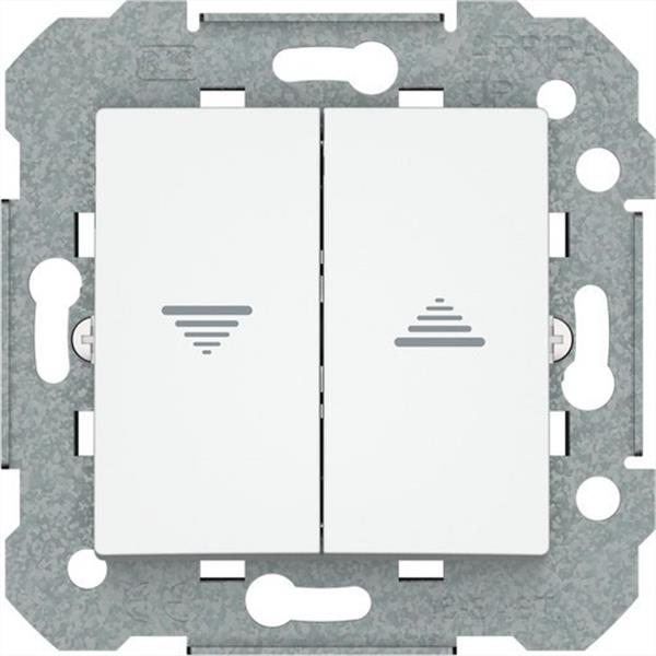 BJC 23569 Interruptor de persianas serie Viva en blanco