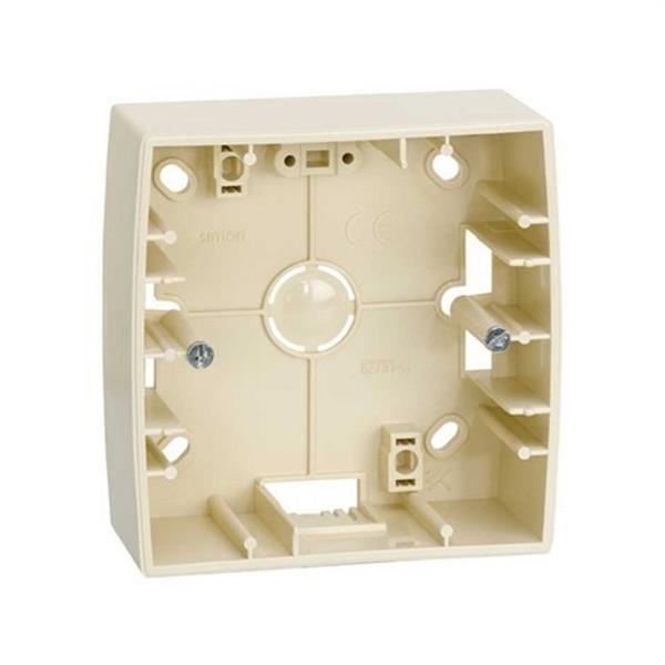 SIMON 82751-31 Caja superficie SIMON 82 con 1 elemento alta marfil