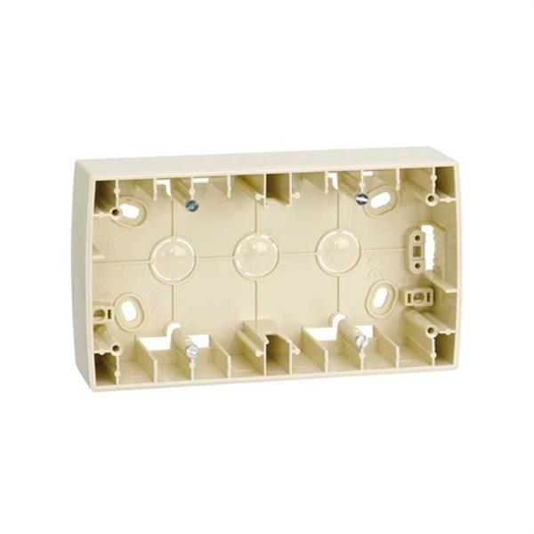 SIMON 82761-31 Caja superficie 2 elementos alta Simon 82 marfil