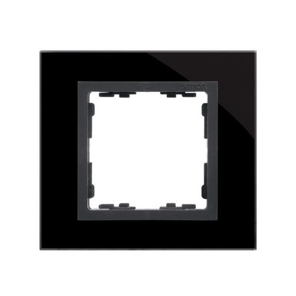 SIMON 82817-32 Marco SIMON 82 con 1 elemento nature cristal negro
