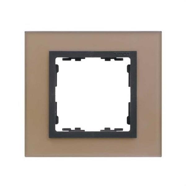 SIMON 82817-34 Marco SIMON 82 con 1 elemento nature cristal cobre