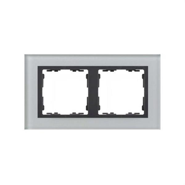 SIMON 82827-35 Marco SIMON 82 con 2 elementos nature cristal gris