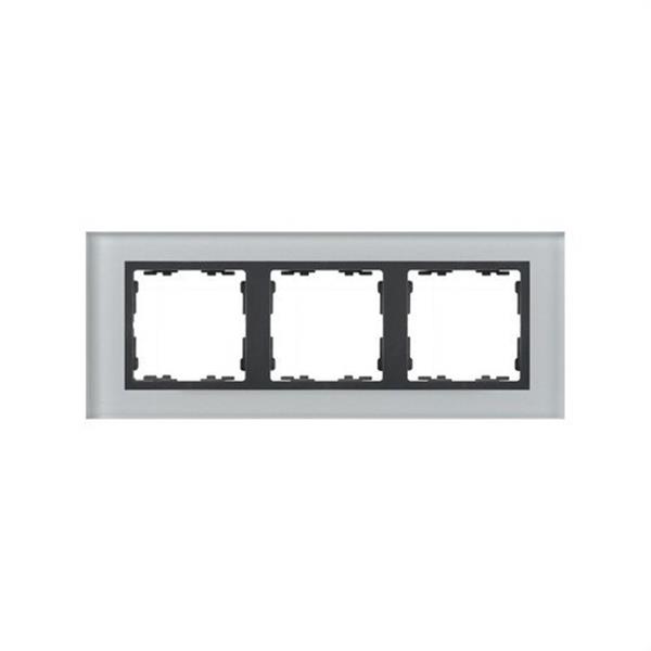 SIMON 82837-35 Marco SIMON 82 con 3 elementos nature cristal gris
