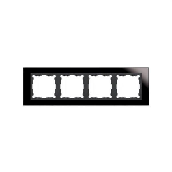 SIMON 82847-32 Marco SIMON 82 con 4 elementos nature cristal negro