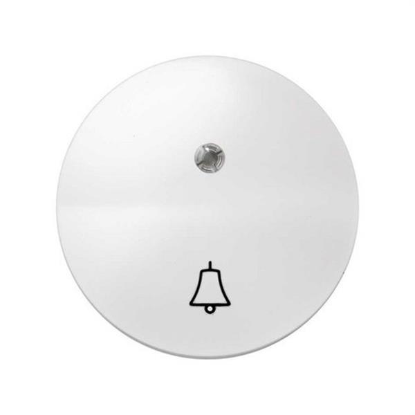 SIMON 88015-30 Tecla SIMON 88 con campana para luminoso blanco nieve