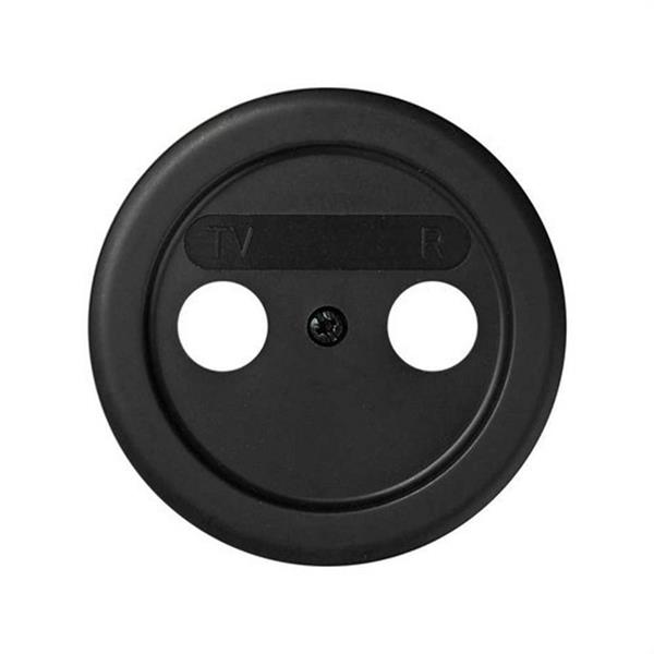 SIMON 88053-38 Placa SIMON 88 toma R-TV grafito