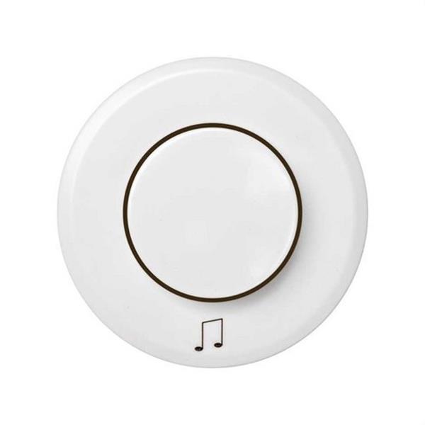 SIMON 88055-30 Tecla y botón potenciómetro SIMON 88 para altavoz blanco nieve