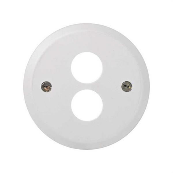 SIMON 88082-30 Adaptador SIMON 88 para altavoz estéreo blanco nieve