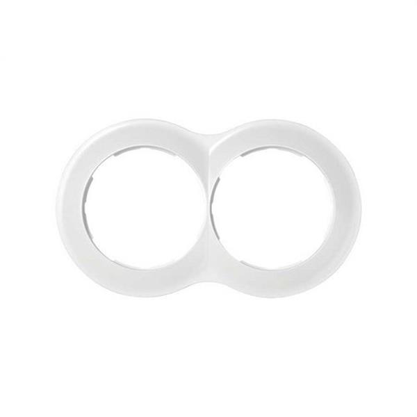 SIMON 88620-30 Placa SIMON 88 con 2 elementos 100x171mm blanco nieve