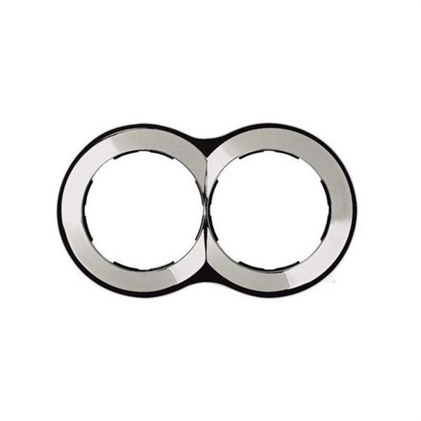 SIMON 88620-33 Placa SIMON 88 con 2 elementos 100x171mm cromada