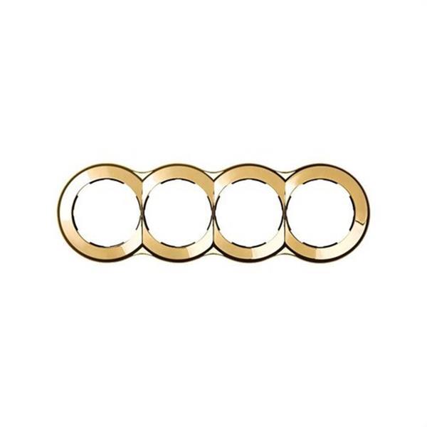SIMON 88640-36 Placa SIMON 88 con 4 elementos 100x313mm 0 oro 24K