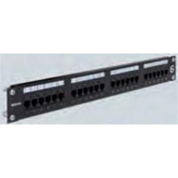 SIMON CP624U Panel con 24 puertos RJ45 CAT6 UTP