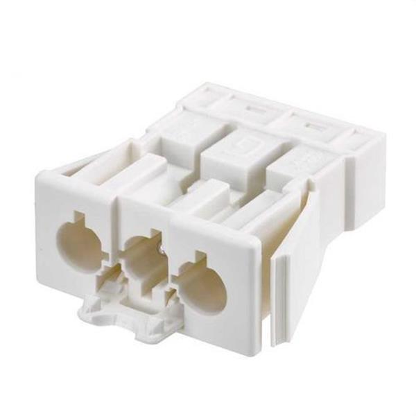 SIMON CR0002/9 Conector rápido empotrar M 3P blanco nieve