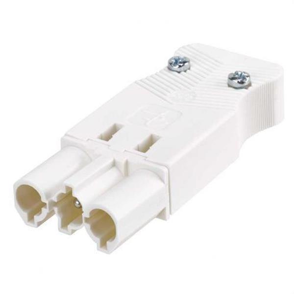 SIMON CR0004/9 Conector rápido aéreo M 3P blanco nieve